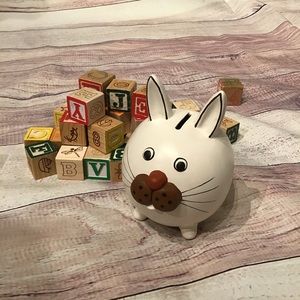 Bunny piggy bank